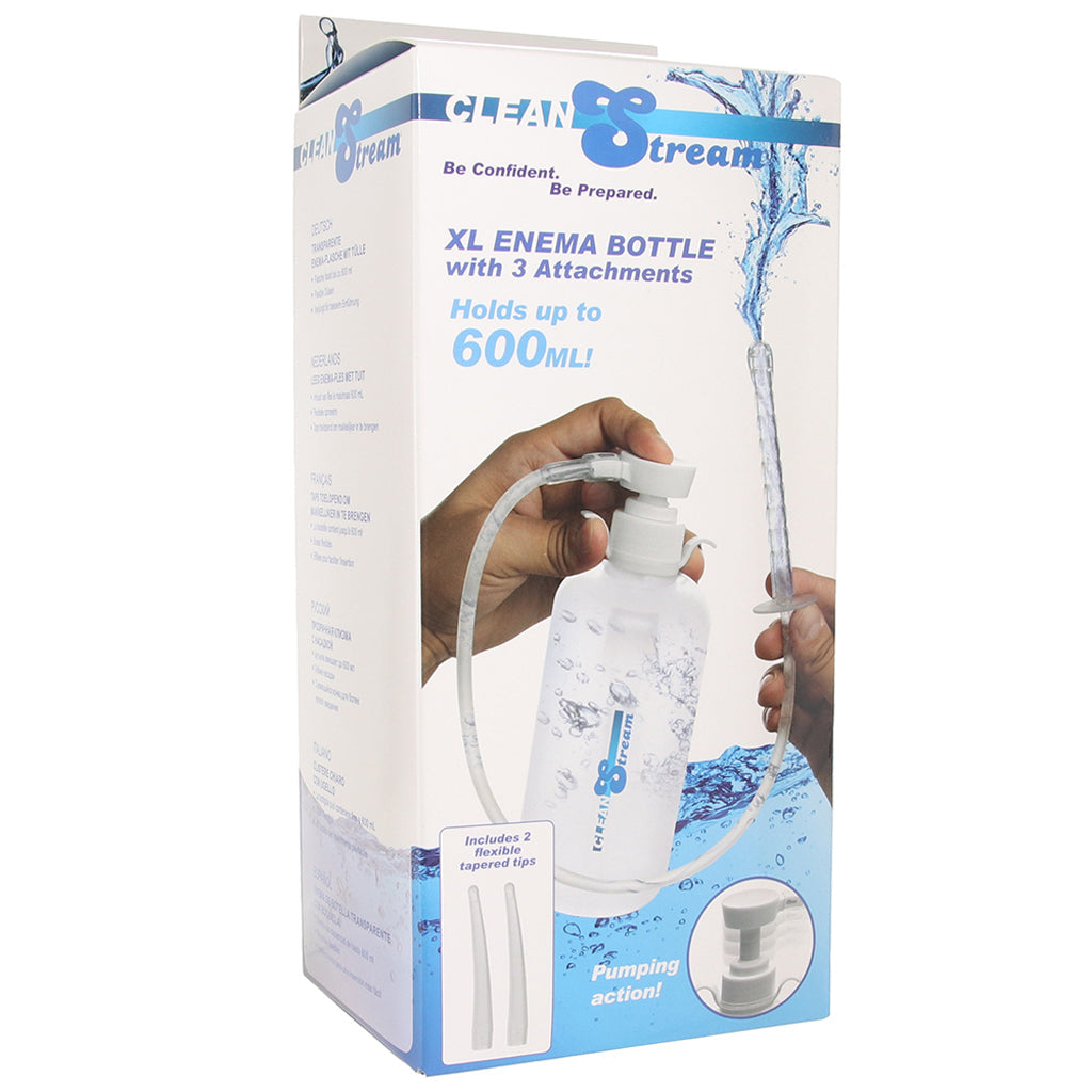 Clean Stream XL Enema Bottle Set - Tophatter's Adult Sex Toys Online Anal Sex Toys > Douche and Enema - Tophatter Daily Deals