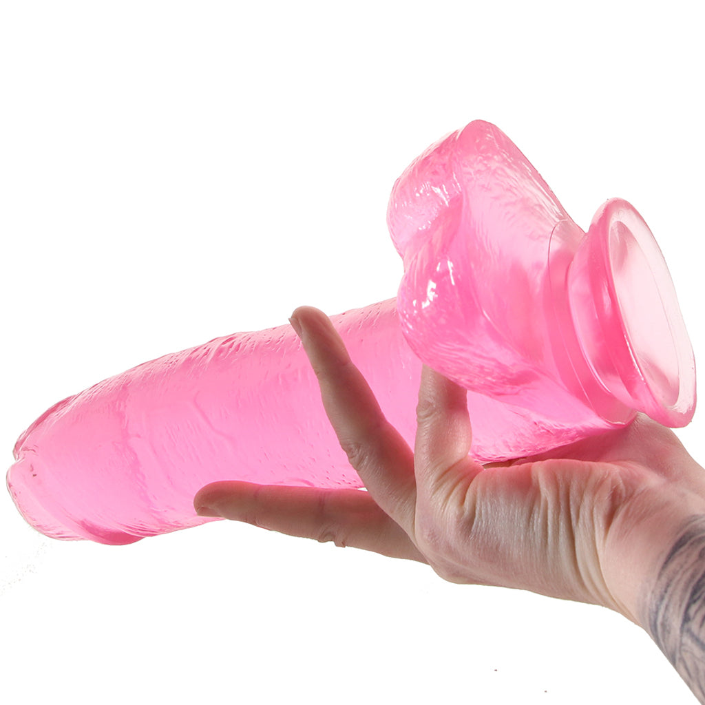 B Yours Plus Big n’ Bulky 10.5 Inch Ballsy Dildo in Pink - Tophatter's Adult Products Dildo Sex Toys > Realistic Dildos - Tophatter Daily Deals