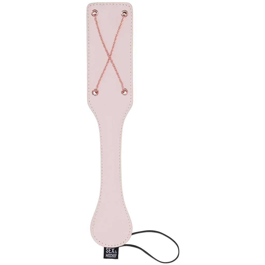 S&M Peaches 'n CreaMe Chain Impression Paddle Bondage and Fetish > Whips and Crops - Tophatter Daily Deals