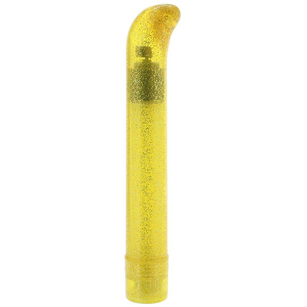 Sparkle Slim G-Vibe in Yellow - Tophatter's Adult Sex Toys Online Vibrators > G-Spot Vibrators - Tophatter Daily Deals