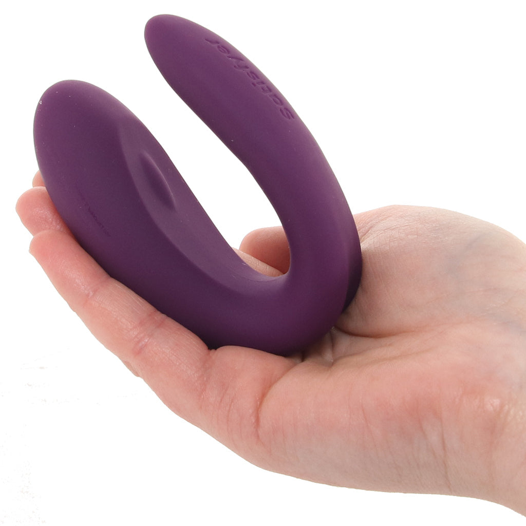 Satisfyer Double Joy Partner Vibe in Violet Vibrators > Clitoral Stimulators - Tophatter Daily Deals