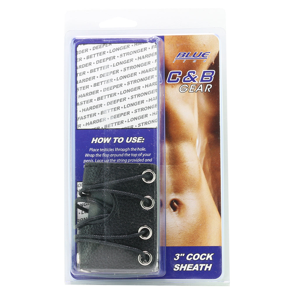 Blue Line 3 Inch Cock Sheath Bondage and Fetish > Cock and Ball Devices - Tophatter Daily Deals