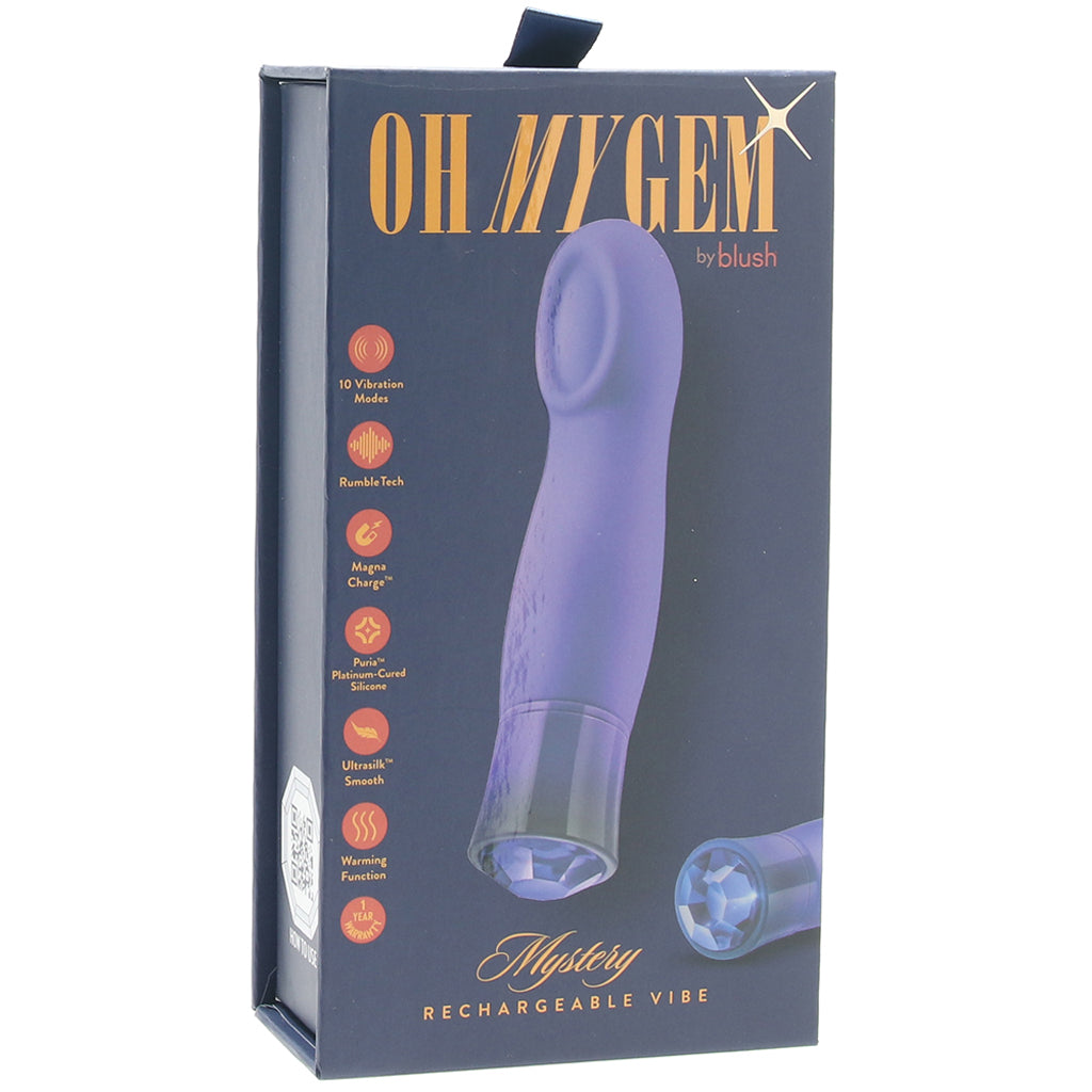 Oh My Gem Mystery Vibe in Sapphire Vibrators > Clitoral Stimulators - Tophatter Daily Deals