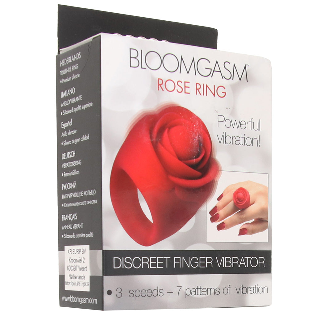 Bloomgasm Rose Ring Finger Vibe Vibrators > Finger Vibrators - Tophatter Daily Deals