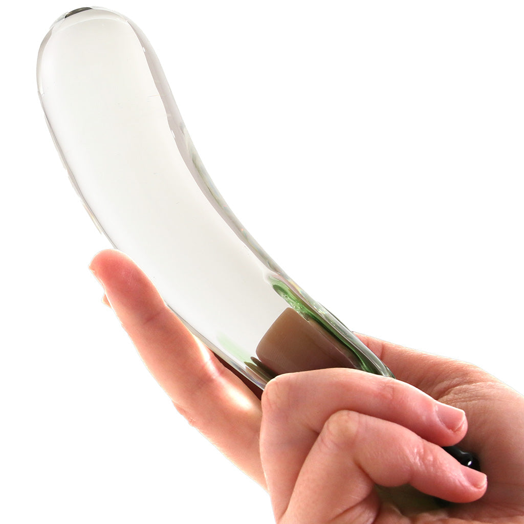 gläs Eggplant Ecstacy Glass Dildo Dildo Sex Toys > G-Spot Dildos - Tophatter Daily Deals