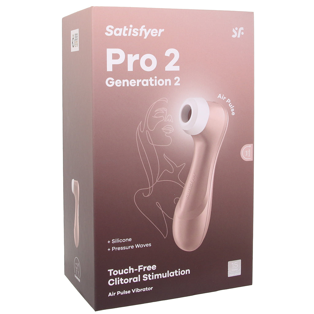 Satisfyer Pro 2 Gen 2 Air Pulse Stimulator Vibrators > Clitoral Stimulators - Tophatter Daily Deals