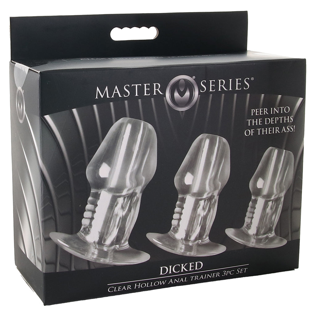 Master Series Dicked 3 Piece Hollow Anal Plug Set Anal Sex Toys > Butt Plugs - Tophatter Daily Deals