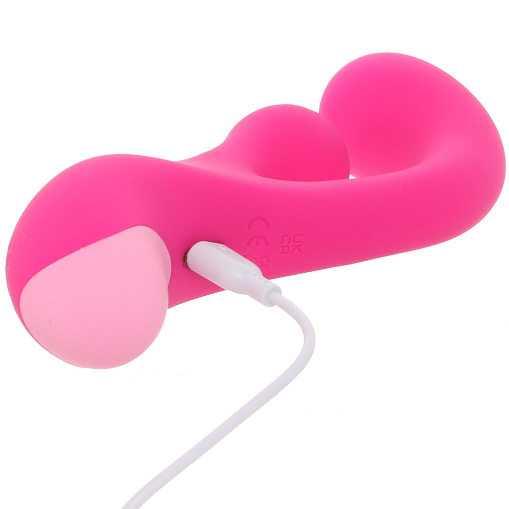 Bang! Gyro Silicone Rabbit Vibe in Pink Vibrators > Rabbit Vibrators - Tophatter Daily Deals