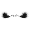 Lux Fetish Feathered Nipple Clips Bondage and Fetish > Nipple Stimulators & Clamps - Tophatter Daily Deals