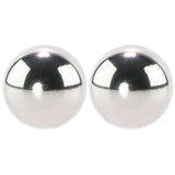 Metallic Weighted Steel Orgasm Balls in Silver Kegel, Ben Wa and Pelvic Health Tools - Tophatter Daily Deals