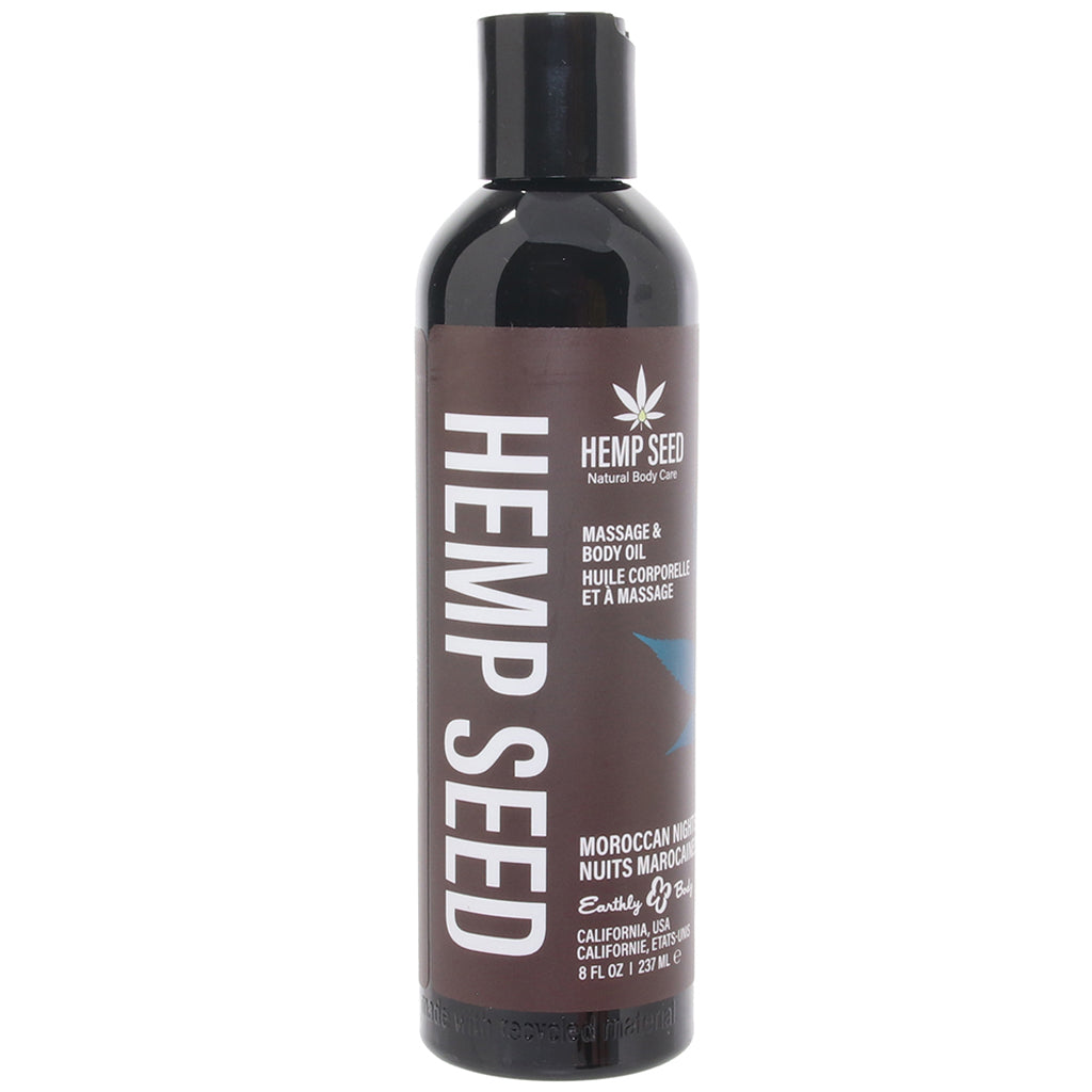 Hemp Seed Massage Oil 8oz/236ml in Moroccan Nights Sensual Love > Massage - Tophatter Daily Deals