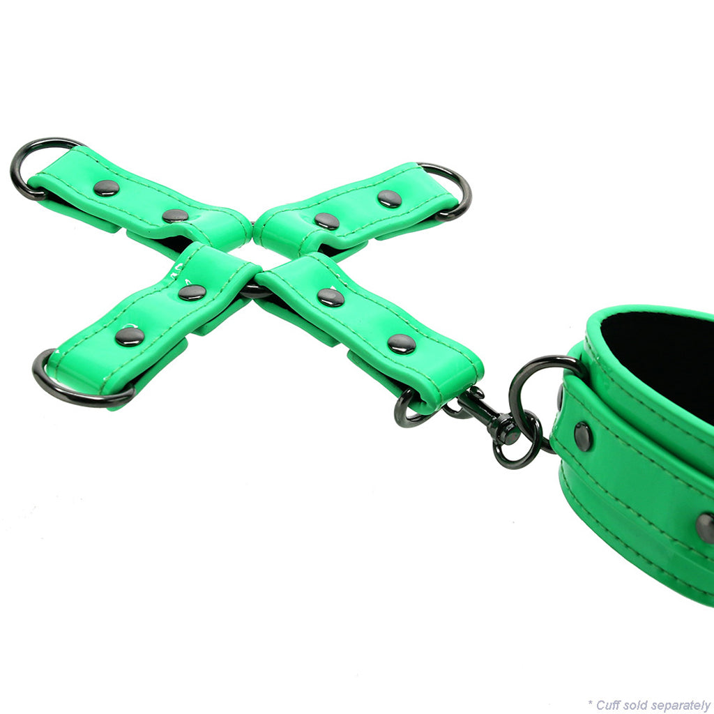 Electra Play Things Hog Tie in Neon Green - Tophatter's Adult Sex Toys Online Bondage and Fetish > Restraints - Tophatter Daily Deals