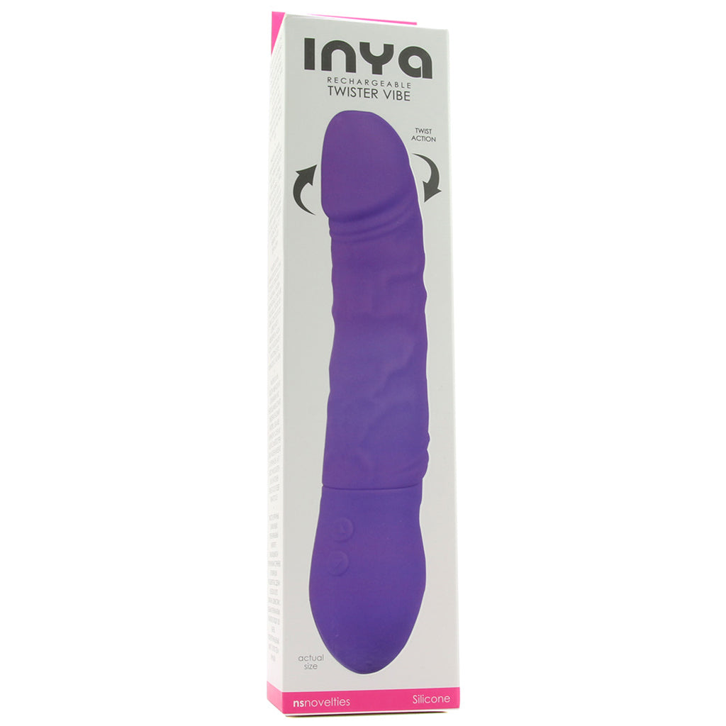 Inya Rechargeable Twister Vibe in Purple Vibrators > Realistic Vibrator Dildos - Tophatter Daily Deals