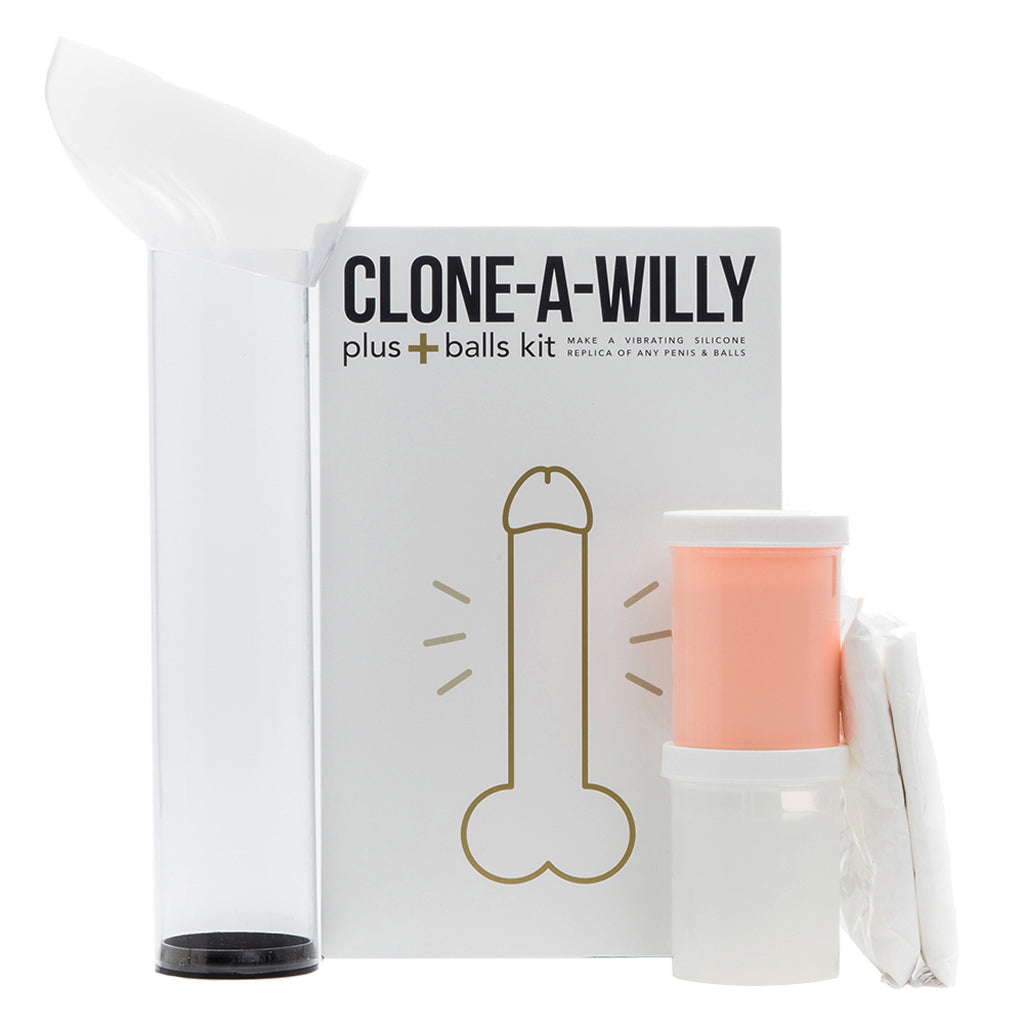 Clone-A-Willy & Balls Vibe Kit in Light Skin Tone - Tophatter's Vibrator Deals Online Dildo Sex Toys > Realistic Dildos - Tophatter Daily Deals