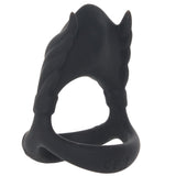 Rocky Silicone Vibrating Dual C-Ring Cock Rings - Tophatter Daily Deals