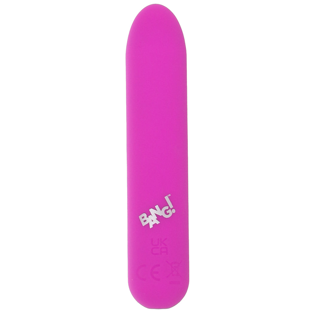 Bang! Flexible Tapered Silicone Bullet Vibe in Purple Vibrators > Bullet and Egg Vibrators - Tophatter Daily Deals