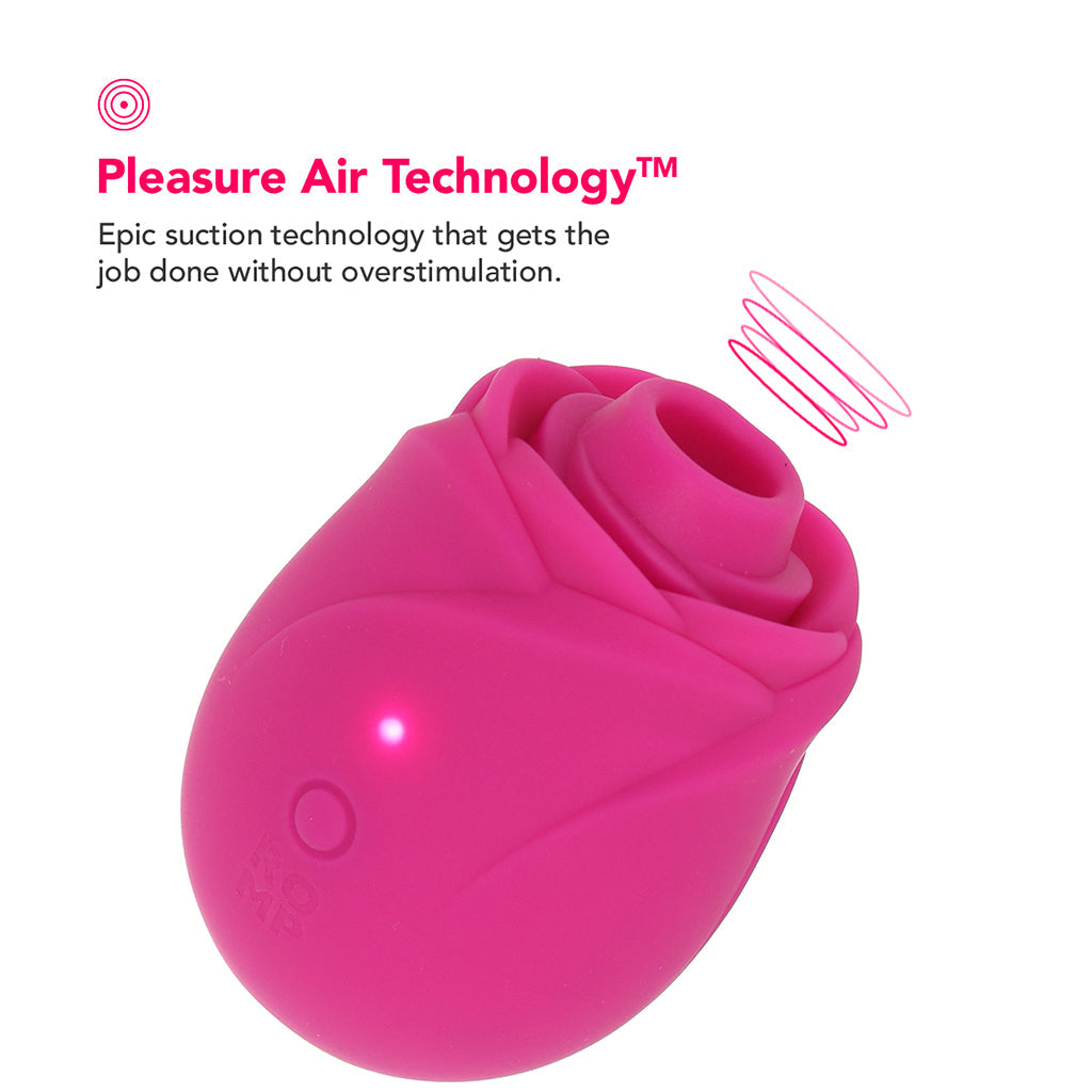 Romp Rose 2.0 Pleasure Air Stimulator Vibrators > Clitoral Stimulators - Tophatter Daily Deals