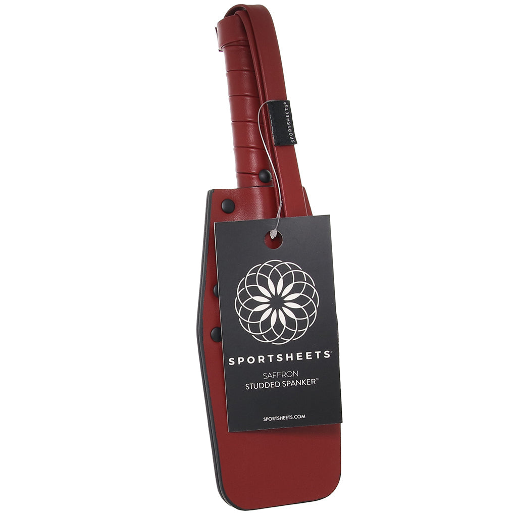 Saffron Studded Spanker Bondage and Fetish > Whips and Crops - Tophatter Daily Deals