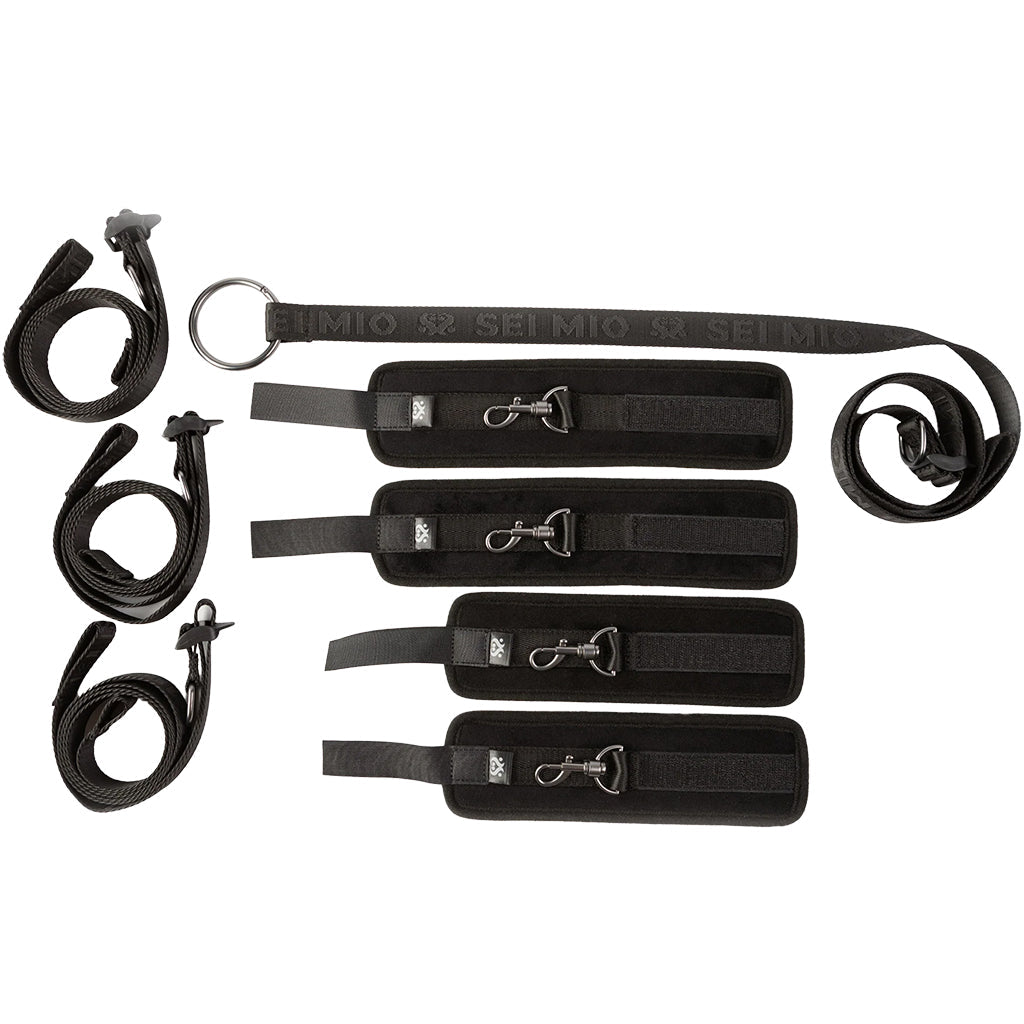 Sei Mio The Bed-Spreader Under Mattress Restraint Set - Tophatter's Adult Sex Toys Online Bondage and Fetish > Restraints - Tophatter Daily Deals