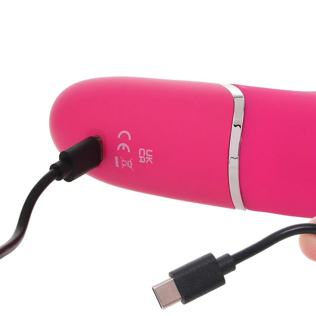 PinkCherry Thrusting Rabbit Vibe in Pink Vibrators > Rabbit Vibrators - Tophatter Daily Deals