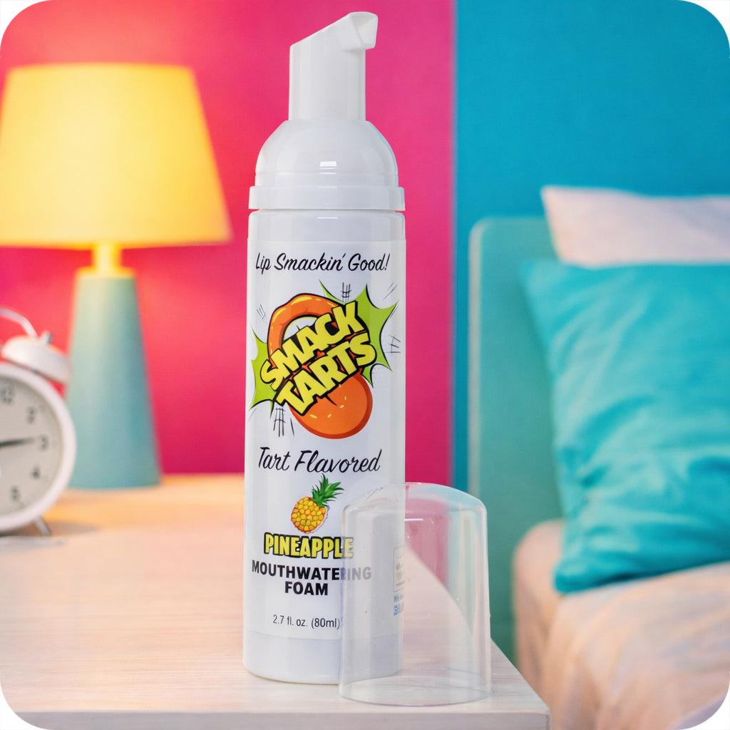 Smack Tarts Mouthwatering Foam 2.7oz/80ml in Pineapple Lubes and Lotions > Flavored Sex Lubes - Tophatter Daily Deals