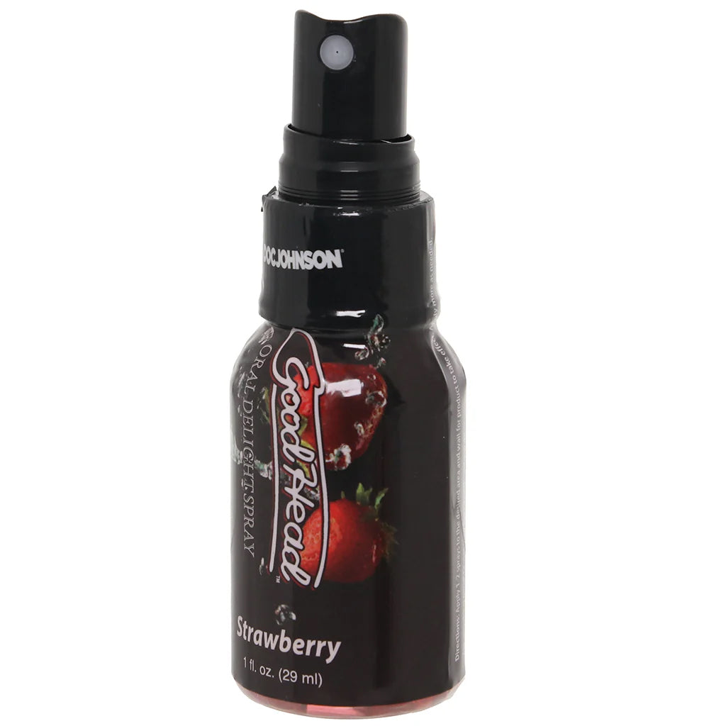 GoodHead Oral Delight Spray 1oz in Strawberry Lubes and Lotions > Flavored Sex Lubes - Tophatter Daily Deals