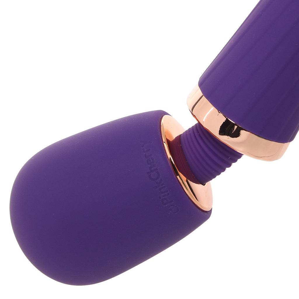 PinkCherry Luxury Slim Rechargeable Wand in Purple - Tophatter's Adult Sex Toys Online Vibrators > Wands - Tophatter Daily Deals