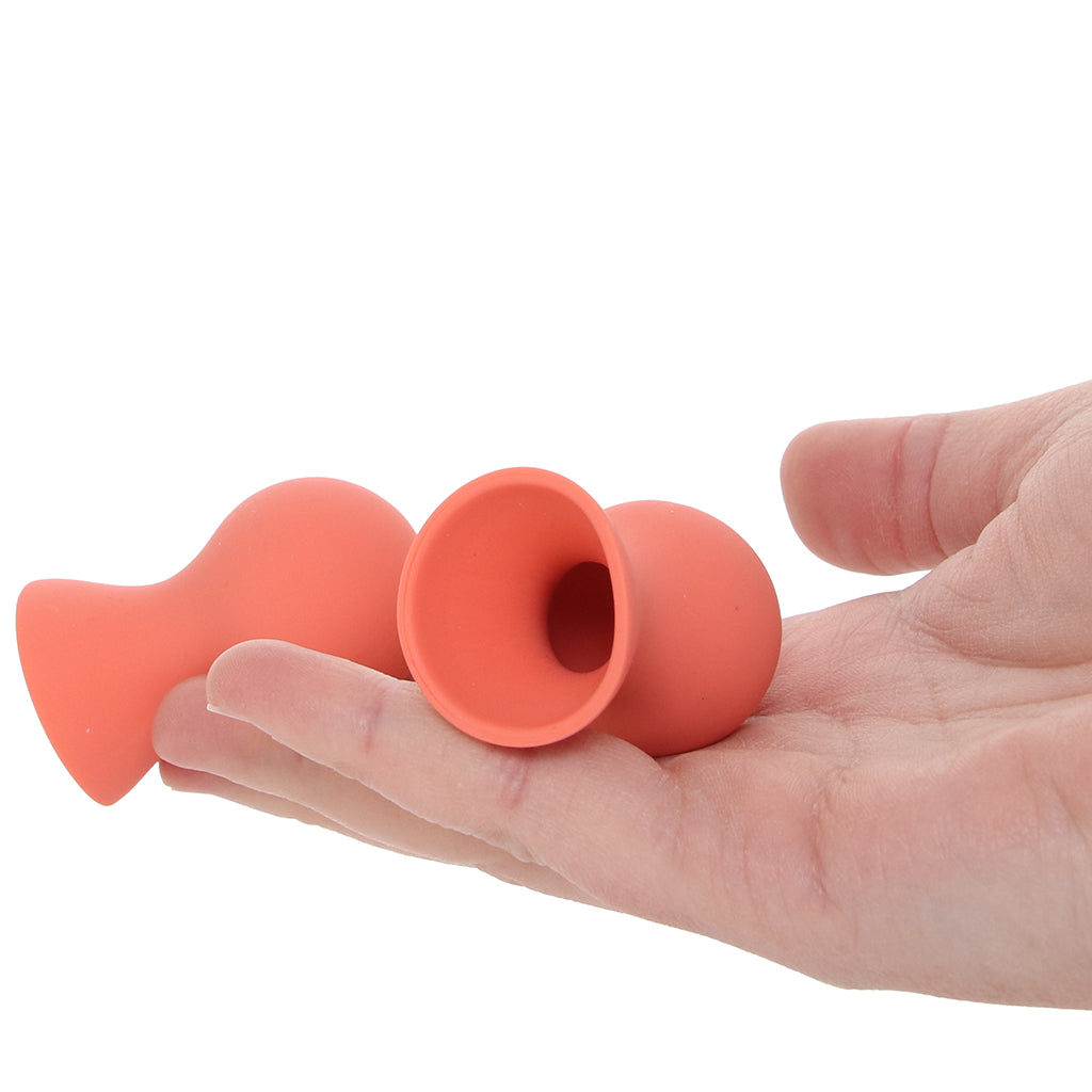 S&M Peaches 'n CreaMe Silicone Nipple Suckers - Tophatter's Adult Sex Toys Online Bondage and Fetish > Nipple Stimulators & Clamps - Tophatter Daily Deals