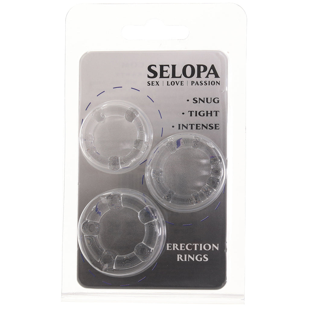Selopa Erection Rings Set Cock Rings - Tophatter Daily Deals