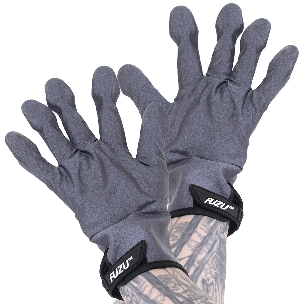 Fuzu Vibrating Large Massage Gloves in Grey - Tophatter's Vibrator Deals Online Vibrators > Clitoral Stimulators - Tophatter Daily Deals