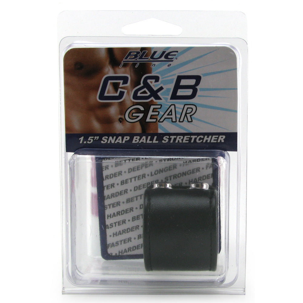 Blue Line 1.5 Inch Snap Ball Stretcher - Tophatter's Adult Sex Toys Online Bondage and Fetish > Cock and Ball Devices - Tophatter Daily Deals