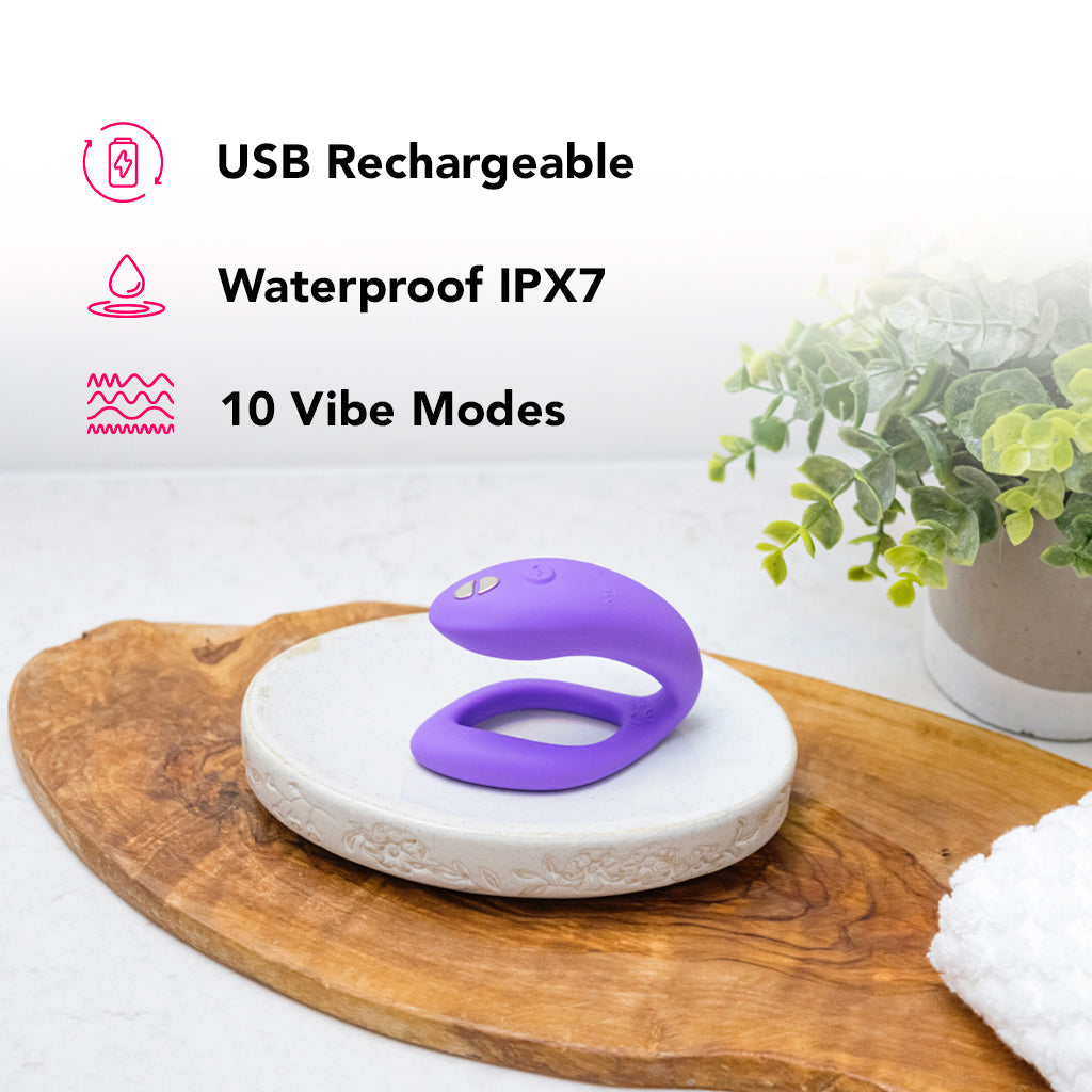 We-Vibe Sync O Expanding Couples Vibe in Purple Vibrators > G-Spot Vibrators - Tophatter Daily Deals