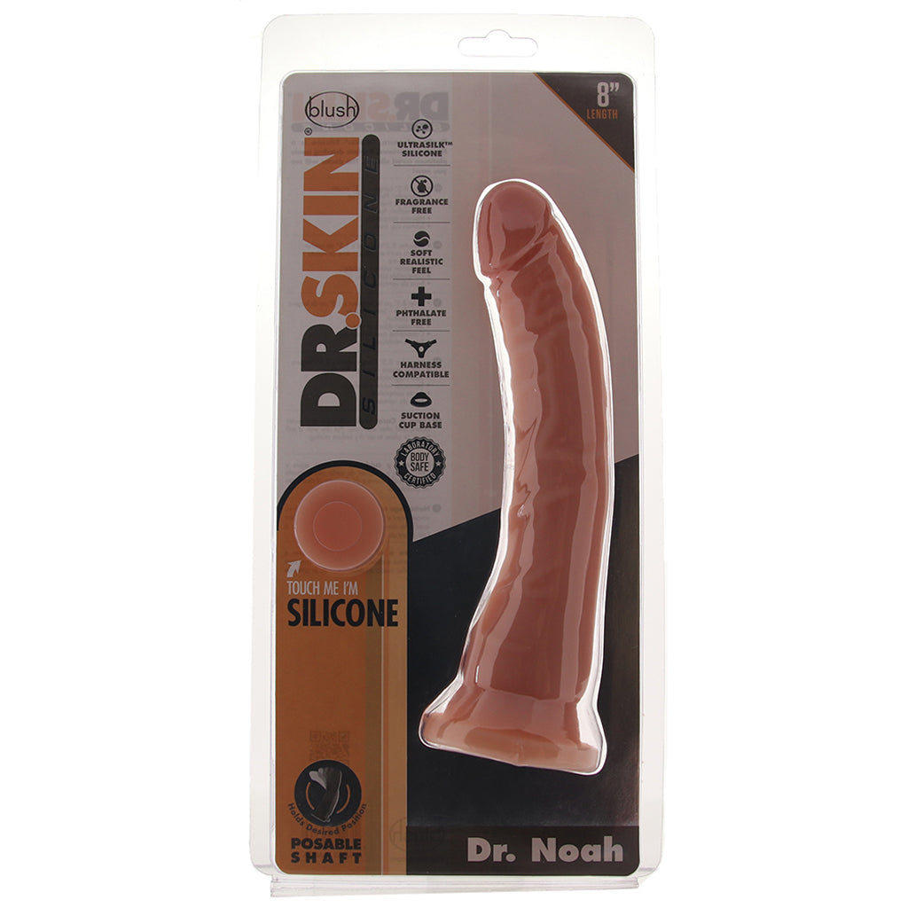 Dr. Skin Dr. Noah 8 Inch Silicone Dildo in Vanilla - Tophatter's Adult Products Dildo Sex Toys > Realistic Dildos - Tophatter Daily Deals