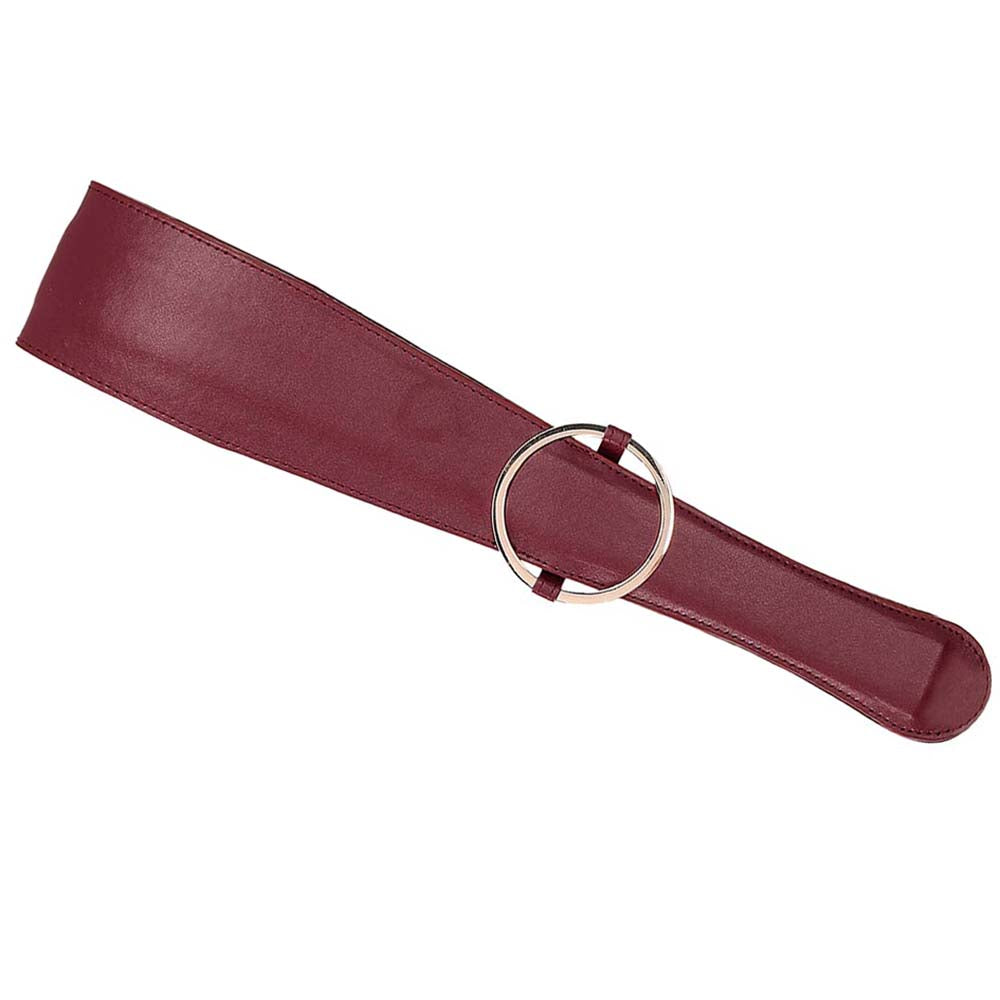 Ouch! Halo Belt Flogger in Burgundy Bondage and Fetish > Whips and Crops - Tophatter Daily Deals