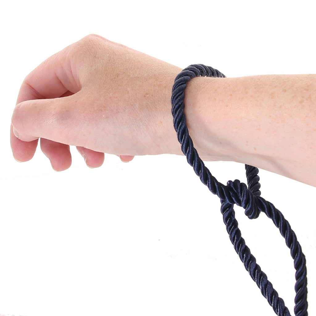 Bondage Couture Satin Rope in Blue Bondage and Fetish > Restraints - Tophatter Daily Deals