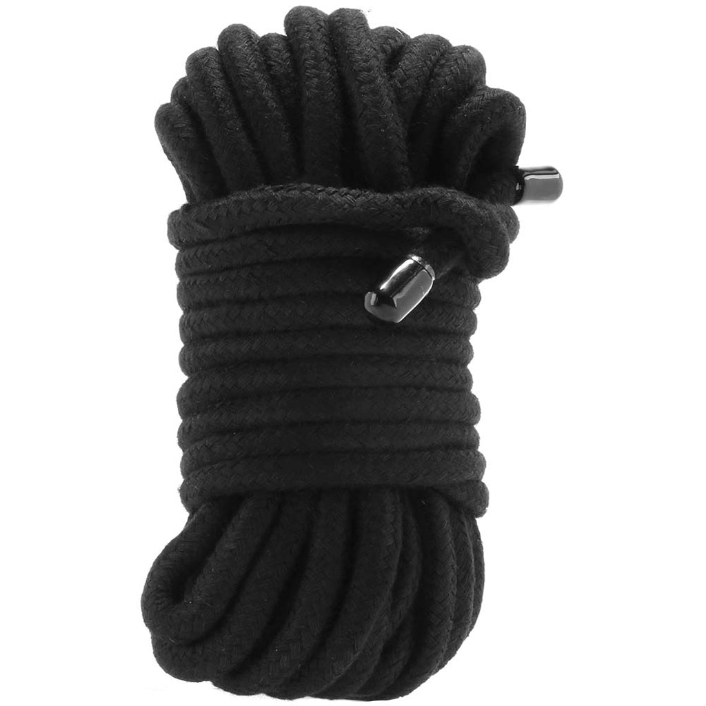Ouch! Soft Japanese Rope 10 Meters in Black - Tophatter's Adult Products Bondage and Fetish > Restraints - Tophatter Daily Deals