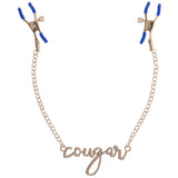 Sex & Mischief Cougar Nipple Clamps Bondage and Fetish > Nipple Stimulators & Clamps - Tophatter Daily Deals