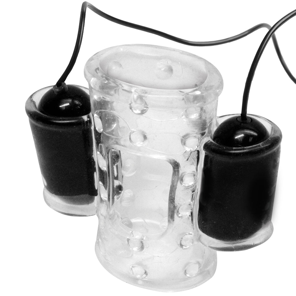 Trinity Men Dual Vibrating Cock Teaser Cock Rings - Tophatter Daily Deals