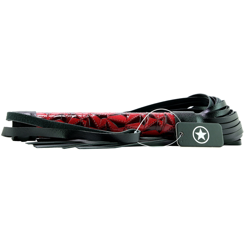 Ouch! Luxury Whip in Burgundy - Tophatter's Adult Products Bondage and Fetish > Whips and Crops - Tophatter Daily Deals