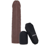 Jock Vibrating Realistic Penis Extender in Dark - Tophatter's Vibrator Deals Online Male Enhancement > Extenders and Sleeves - Tophatter Daily Deals