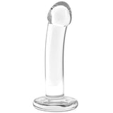Blown Basic Curve 6 Inch Glass Dildo in Clear - Tophatter's Adult Products Dildo Sex Toys > G-Spot Dildos - Tophatter Daily Deals
