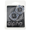 Alpha Liquid Silicone Double Stacker Rings Cock Rings - Tophatter Daily Deals