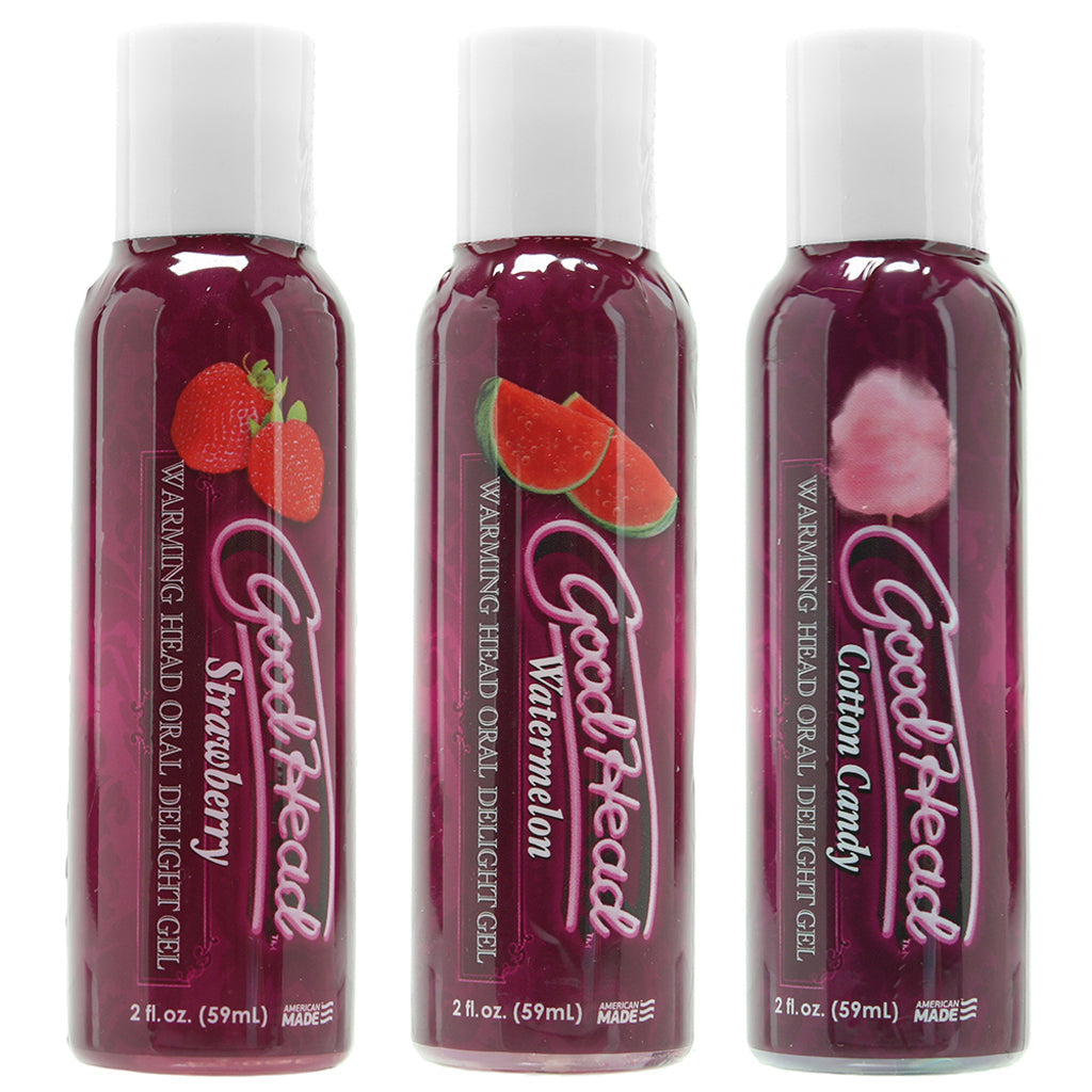 GoodHead Warming Head Oral Delight Gel 3 Pack in 2oz x 3 Lubes and Lotions > Flavored Sex Lubes - Tophatter Daily Deals
