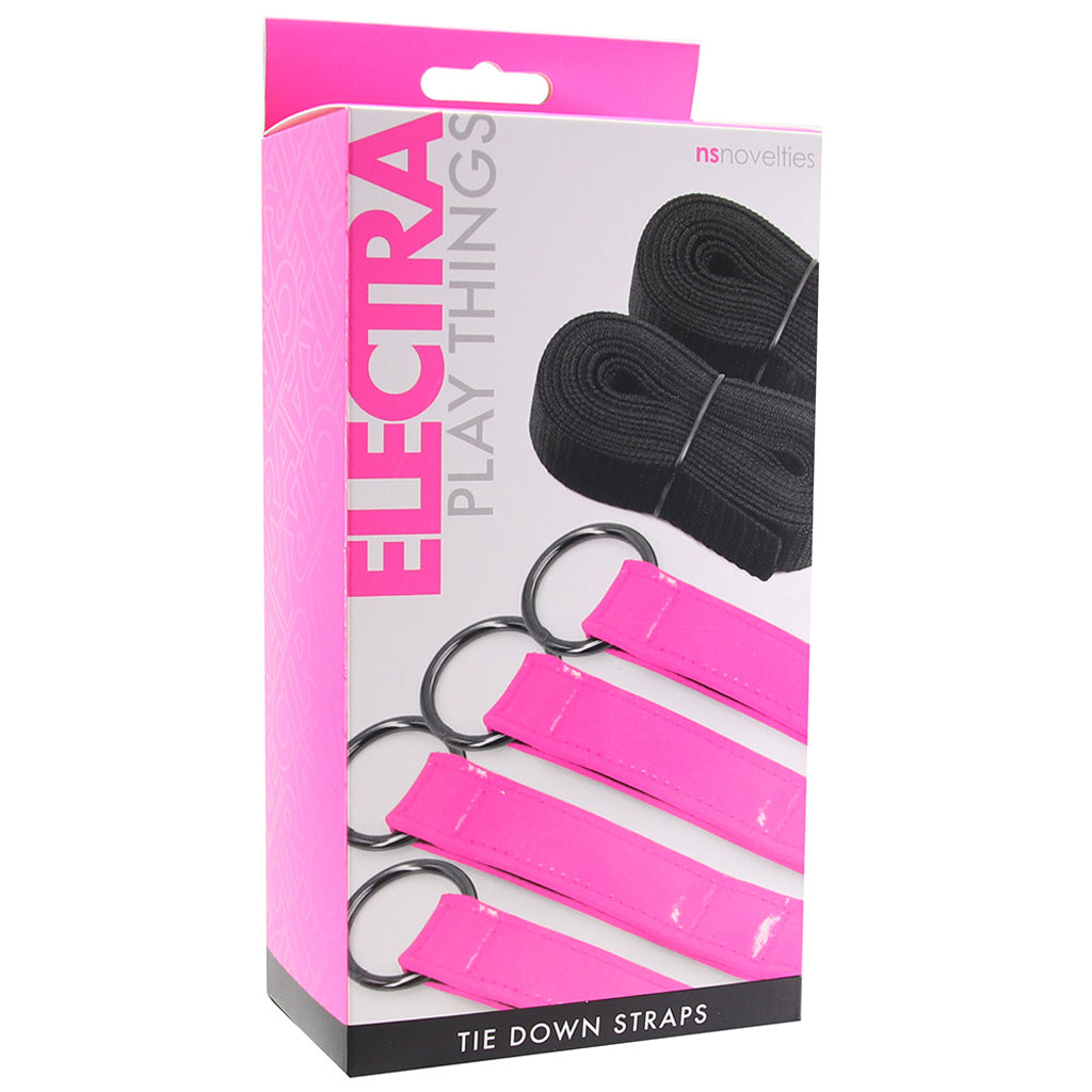 Electra Play Things Bed Restraint Straps in Neon Pink Bondage and Fetish > Restraints - Tophatter Daily Deals