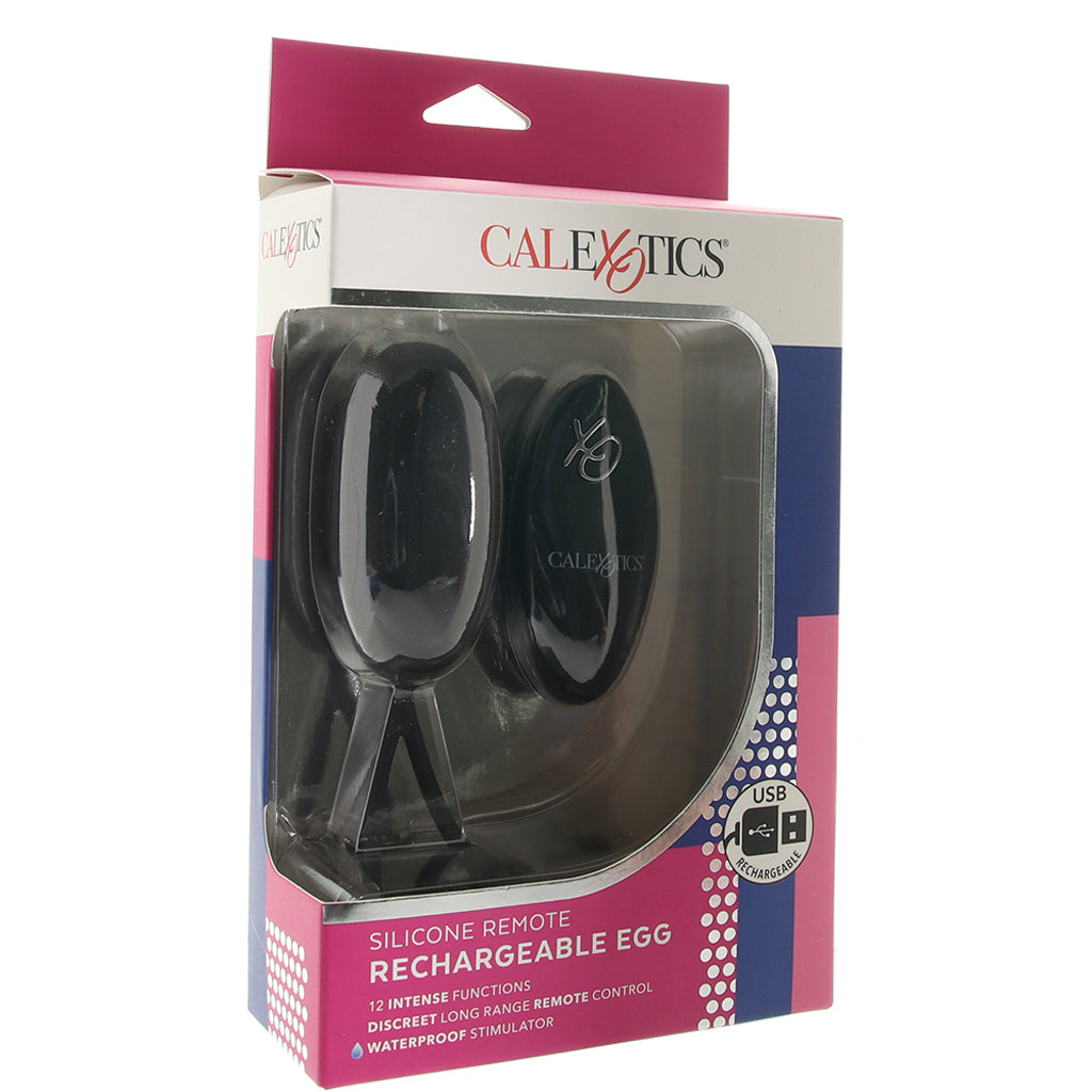 Silicone Remote Rechargeable Egg Vibe - Tophatter's Adult Products Vibrators > Bullet and Egg Vibrators - Tophatter Daily Deals