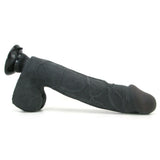 Real Feel Deluxe 12 Inch Vibrating Wall Banger Dildo in Bla Vibrators > Realistic Vibrator Dildos - Tophatter Daily Deals