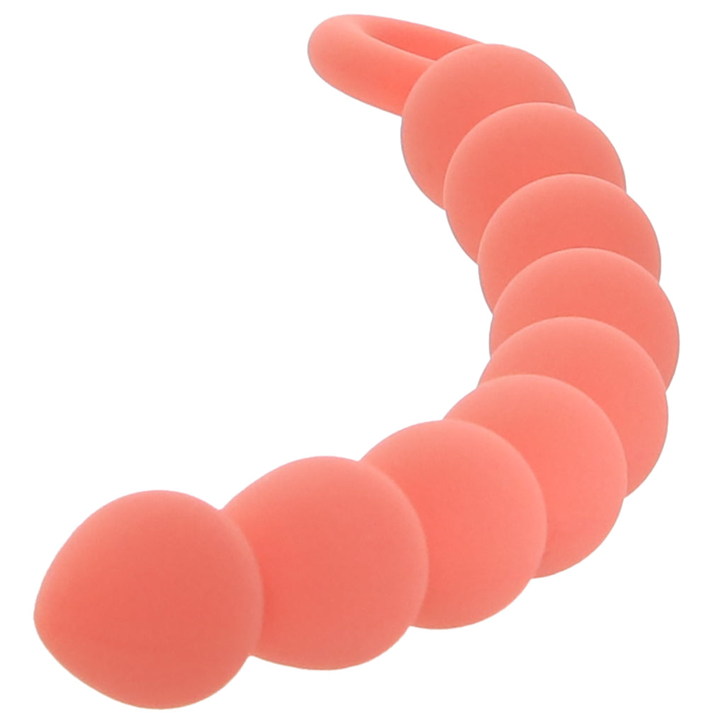 S&M Peaches 'n CreaMe Silicone Anal Beads - Tophatter's Adult Sex Toys Online Anal Sex Toys > Anal Beads - Tophatter Daily Deals