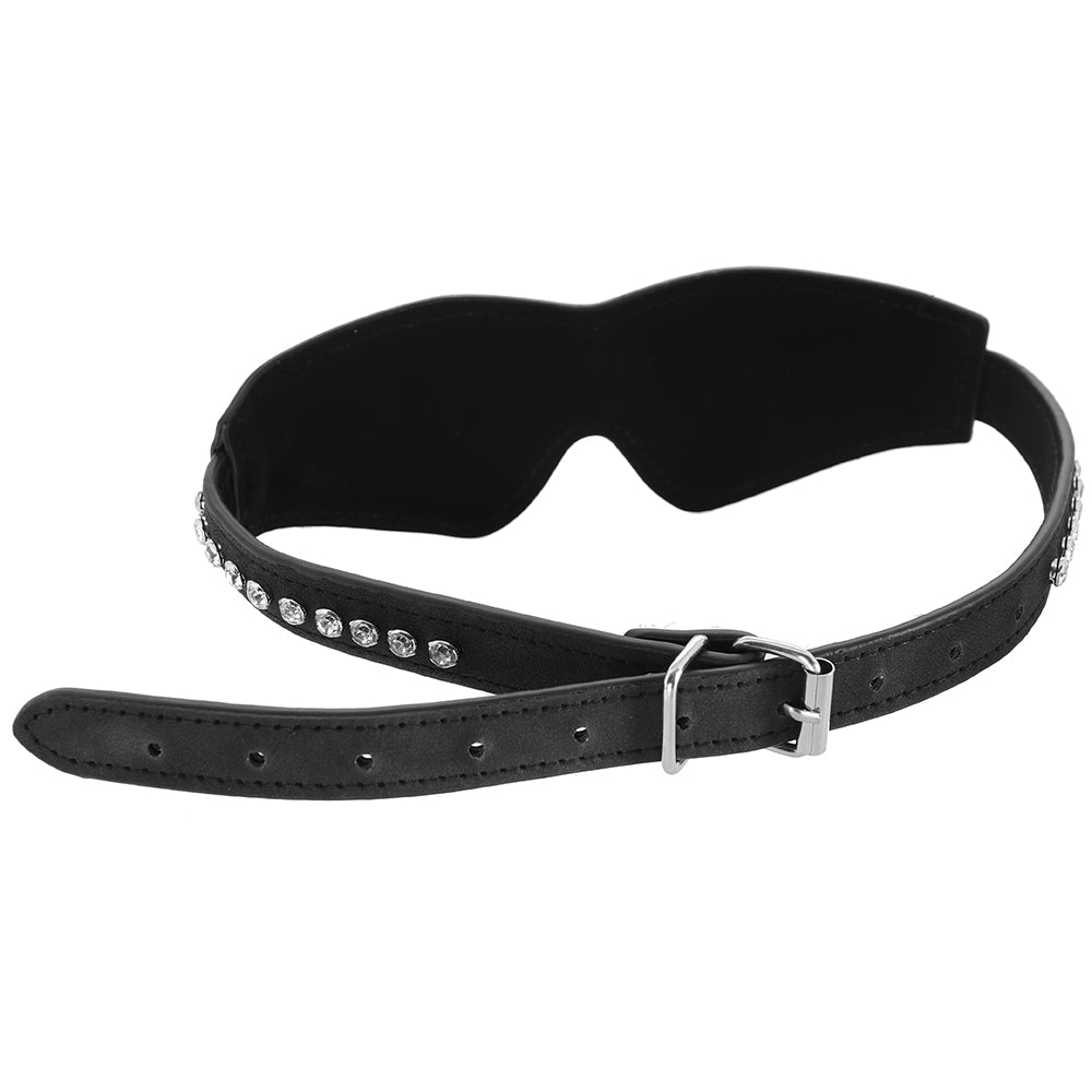 Ouch! Diamond Studded Eye Mask Bondage and Fetish > Pleasure Masks and Dress Up Play - Tophatter Daily Deals