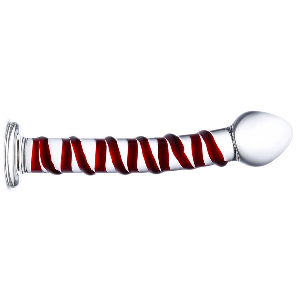 gläs 8 Inch Mr. Swirly Dildo - Tophatter's Adult Sex Toys Online Dildo Sex Toys > G-Spot Dildos - Tophatter Daily Deals