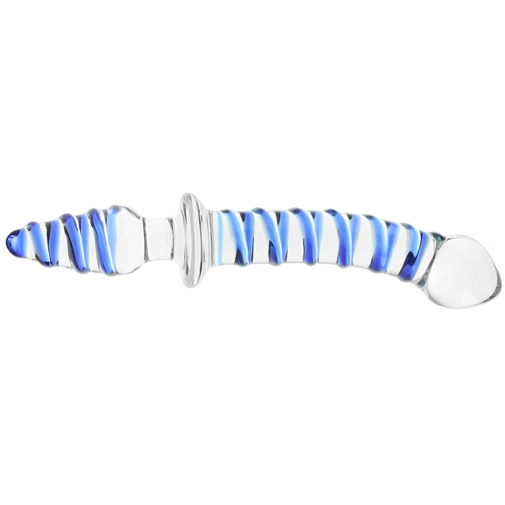 gläs 10 Inch Mr. Swirly Double Dildo & Butt Plug Dildo Sex Toys > G-Spot Dildos - Tophatter Daily Deals
